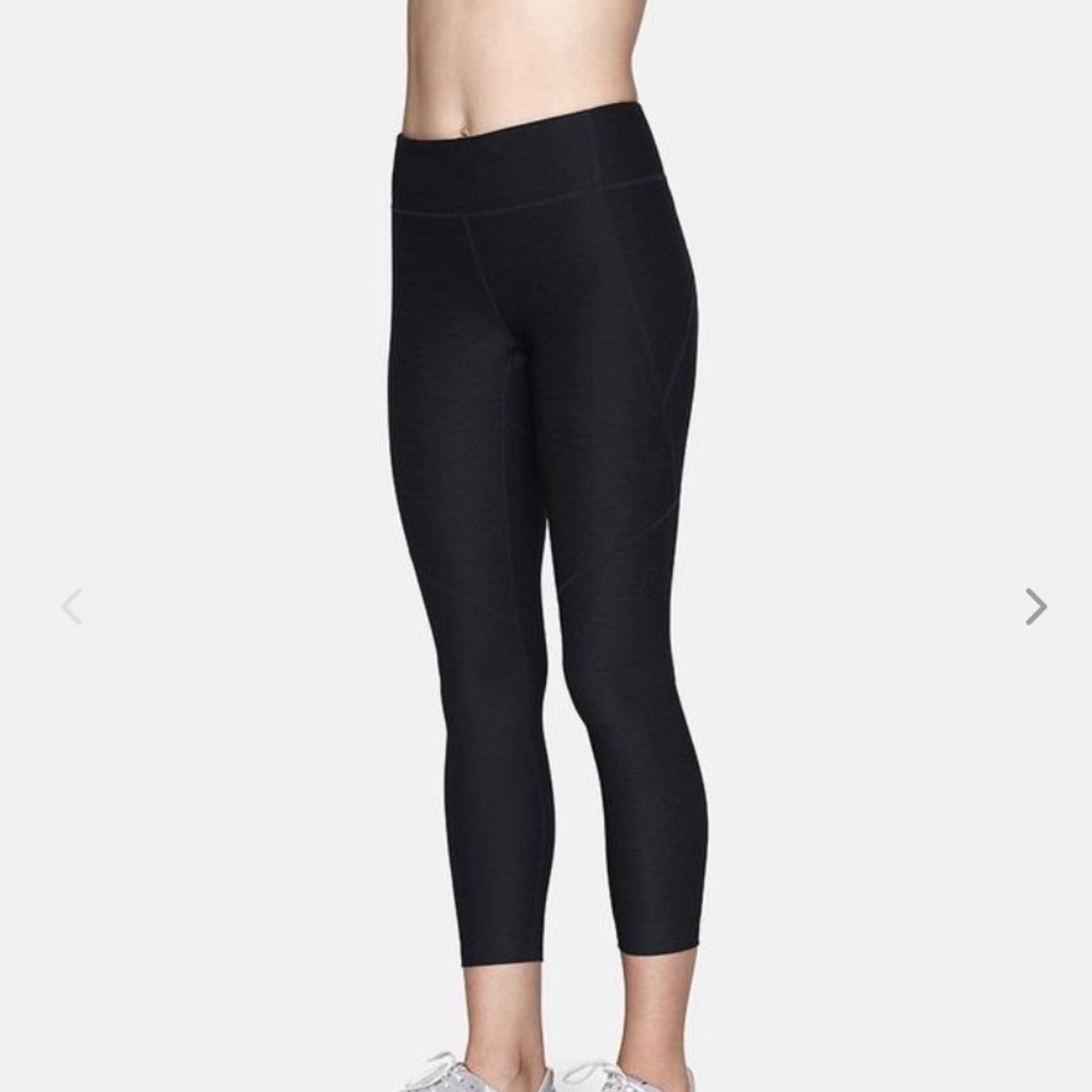 Outdoor Voices Charcoal 3/4 Warmup Leggings